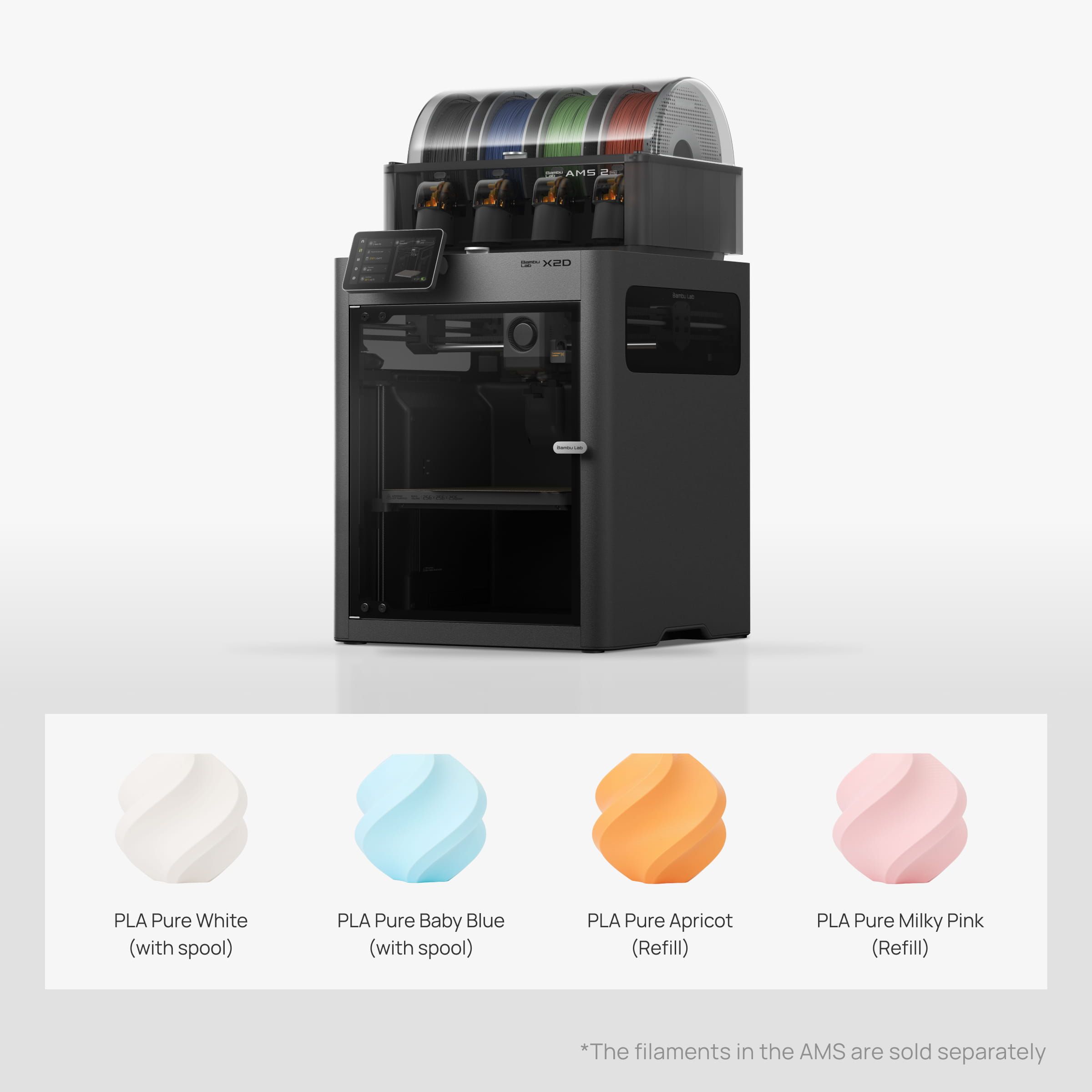 BambuLab 3D printeris X2D Combo Print